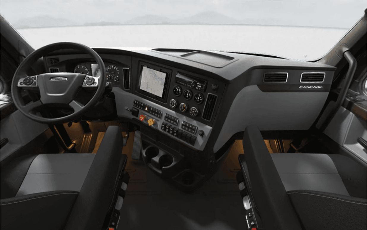 Truck interior